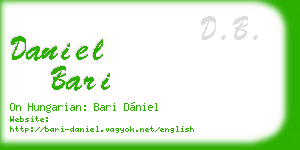daniel bari business card